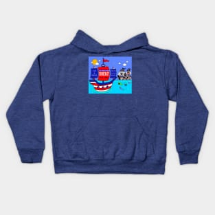 Heading in Dangerous Waters - Fight for Democracy Kids Hoodie